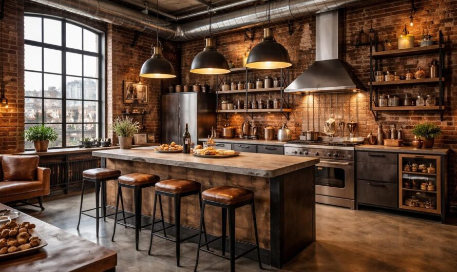 10 inspirations pour une cuisine industrielle à Lyon