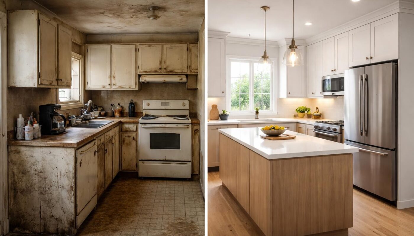 découvrez des exemples inspirants de rénovations de cuisine réussies avant/après pour transformer votre espace culinaire avec style et fonctionnalité.