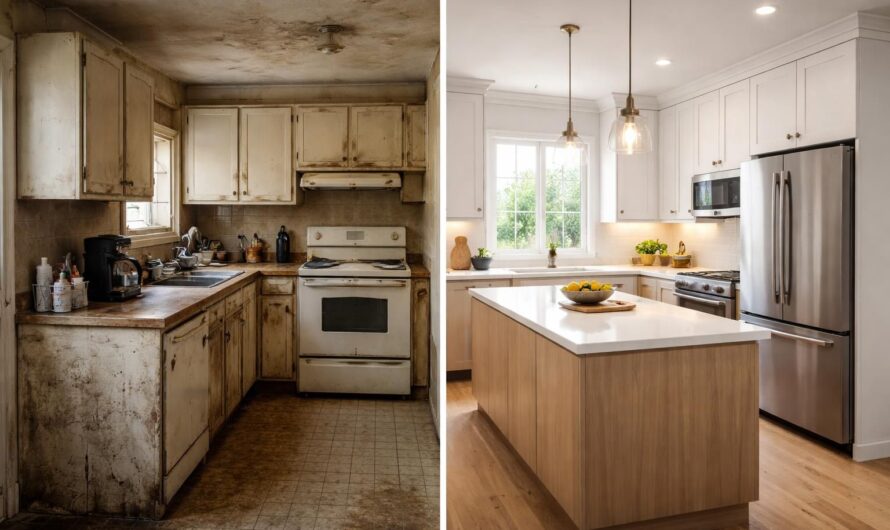 Avant/Après : exemples de rénovations de cuisine réussies