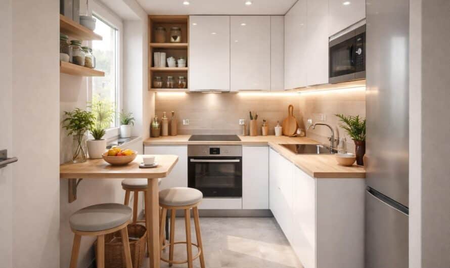 Comment aménager une cuisine de moins de 10m² sans perdre en confort