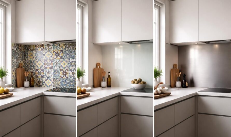 Crédence en carrelage, verre ou inox : comparatif complet