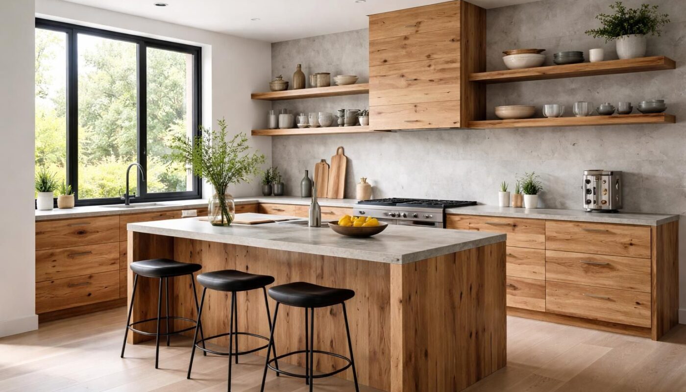 découvrez comment le bois brut fait son grand retour dans les cuisines contemporaines, alliant naturel et modernité pour un intérieur chaleureux et authentique.