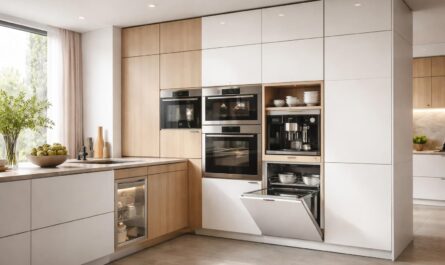 découvrez nos colonnes de rangement avec électroménager intégré, une solution astucieuse pour optimiser l'espace et gagner de la place dans votre cuisine.