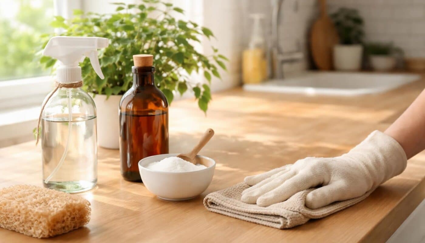 découvrez comment utiliser des produits naturels pour nettoyer votre cuisine au quotidien de manière efficace, écologique et sans danger pour votre famille.