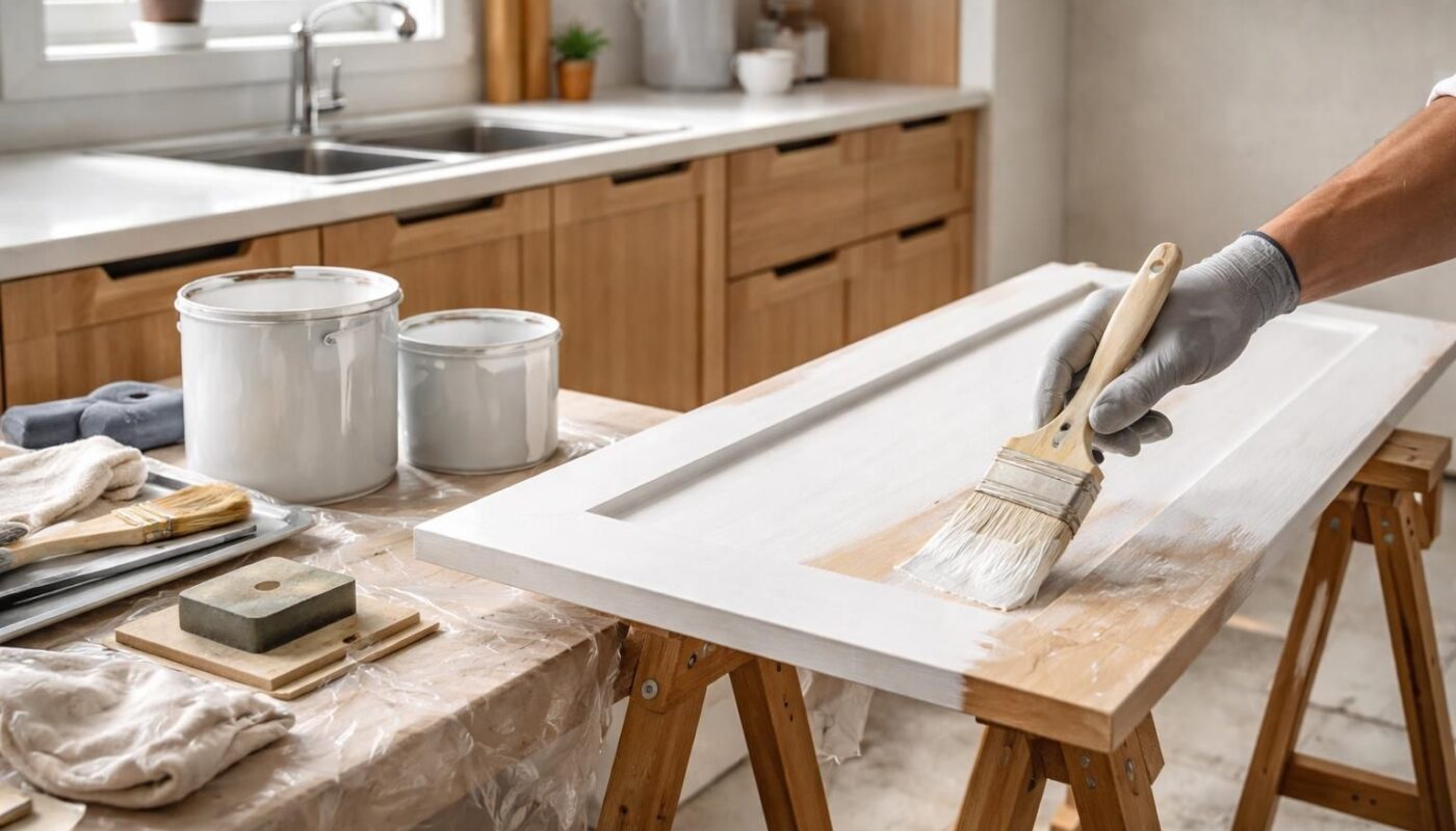 découvrez notre guide étape par étape pour peindre vos meubles de cuisine facilement et donner un nouveau souffle à votre intérieur.