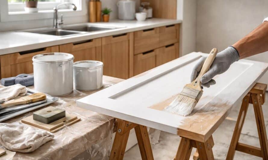Peindre ses meubles de cuisine : guide étape par étape